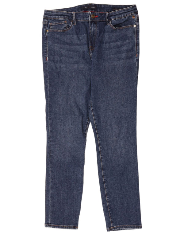 Tommy Hilfiger Damen Raleigh High Rise Slim Jeans US 10 Large W34 L28 Blau