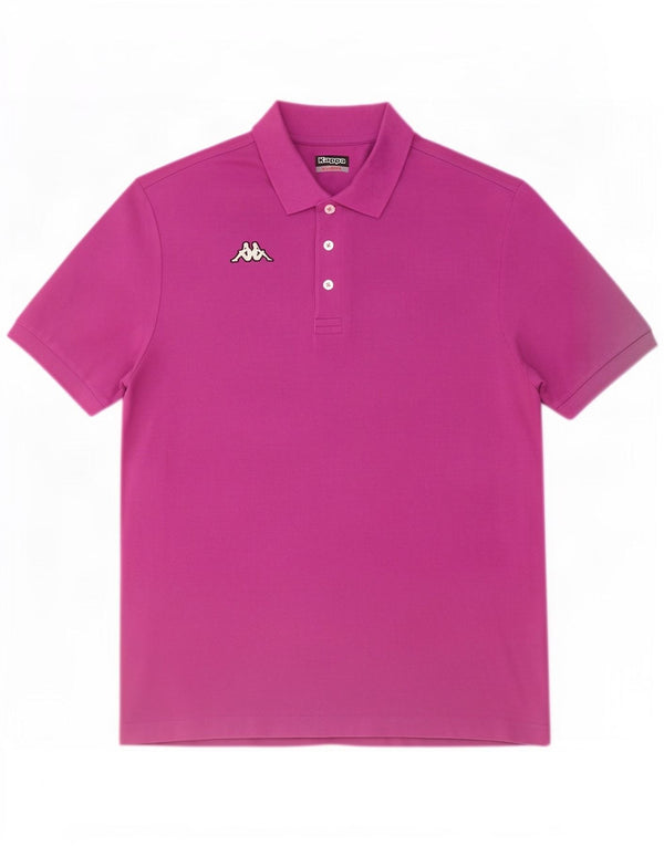 Kappa Herren Poloshirt XL Lila Baumwolle
