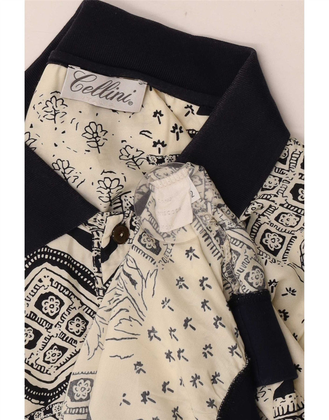 Bellini Herren Kurzarm-Pulloverhemd IT 54 XL Mehrfarbiges Patchwork