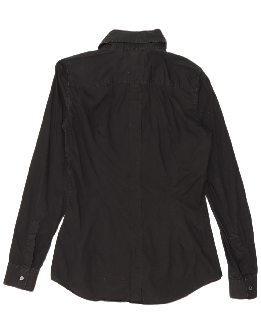 Dolce & Gabbana Damen Hemd IT 42 Mittelschwarze Baumwolle