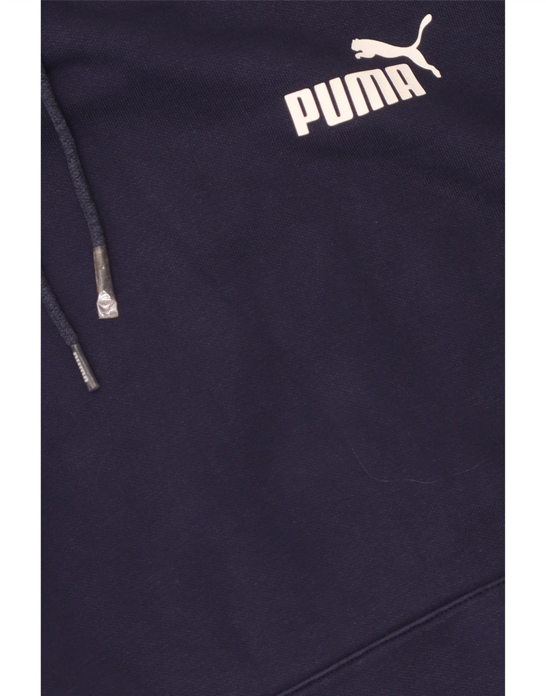 Puma Herren Grafik-Hoodie-Pullover aus Baumwolle in mittlerem Marineblau