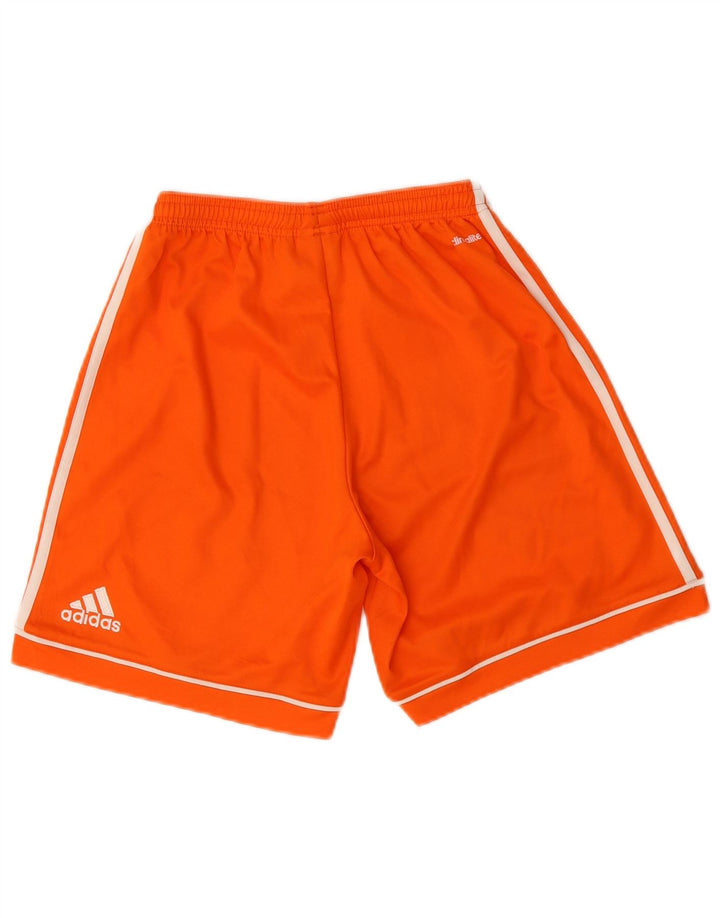 ADIDAS Mens Climalite Sport Shorts Small  Orange Polyester