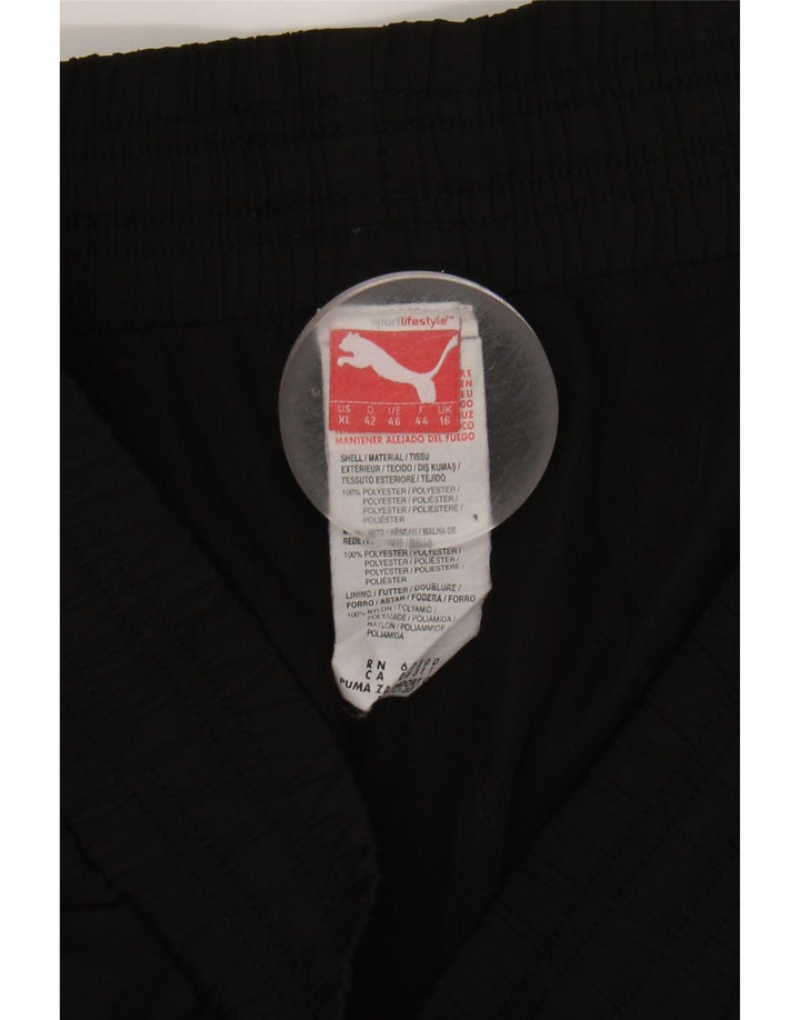 PUMA Womens Tracksuit Trousers Joggers UK 16 Large Black Polyester