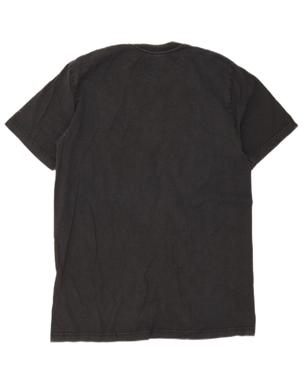 Nike Herren Standard Fit Graphic T-Shirt Top UK 38/40 Medium Schwarz