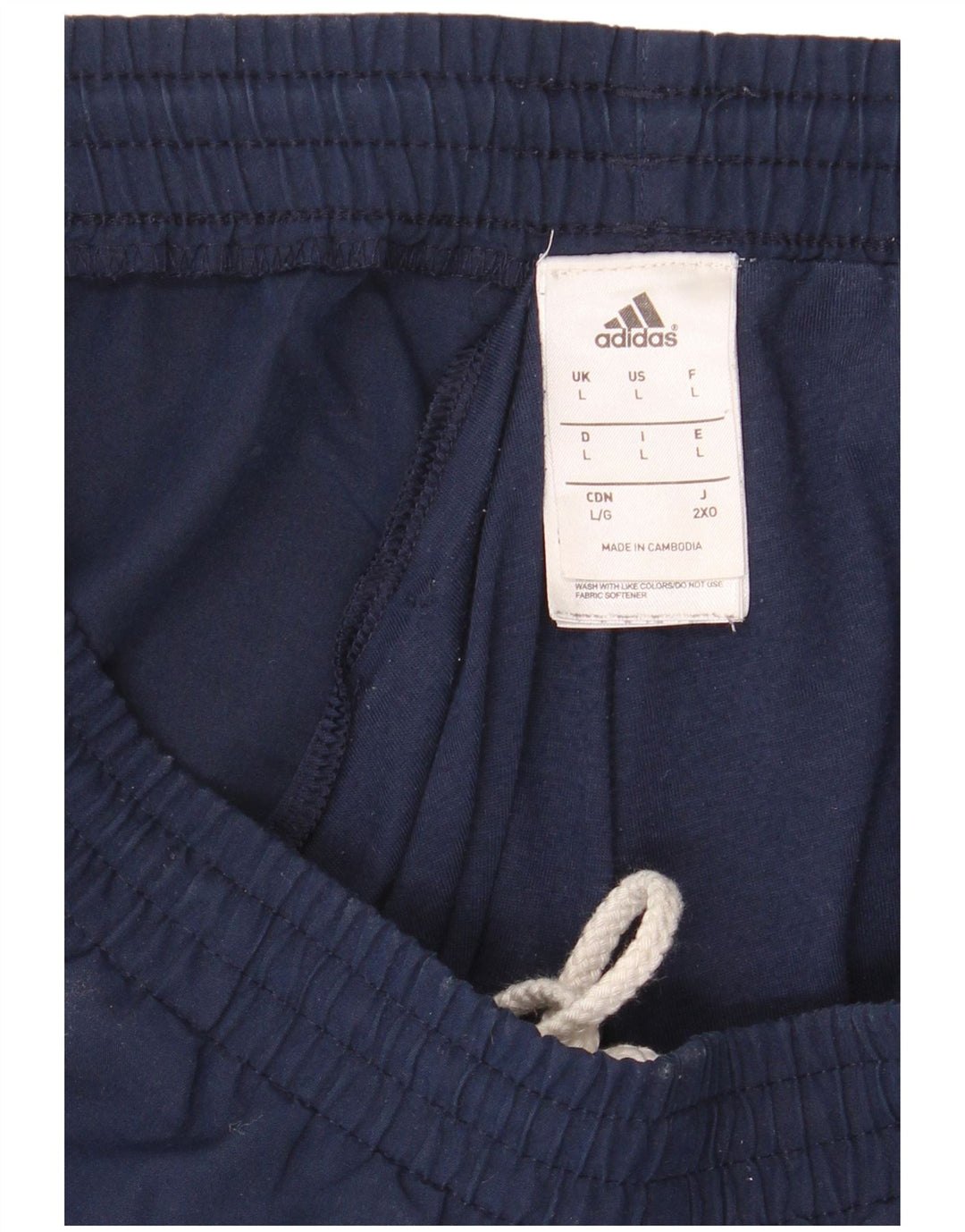 Adidas Herren-Trainingshose, Jogginghose, groß, marineblau, Polyester