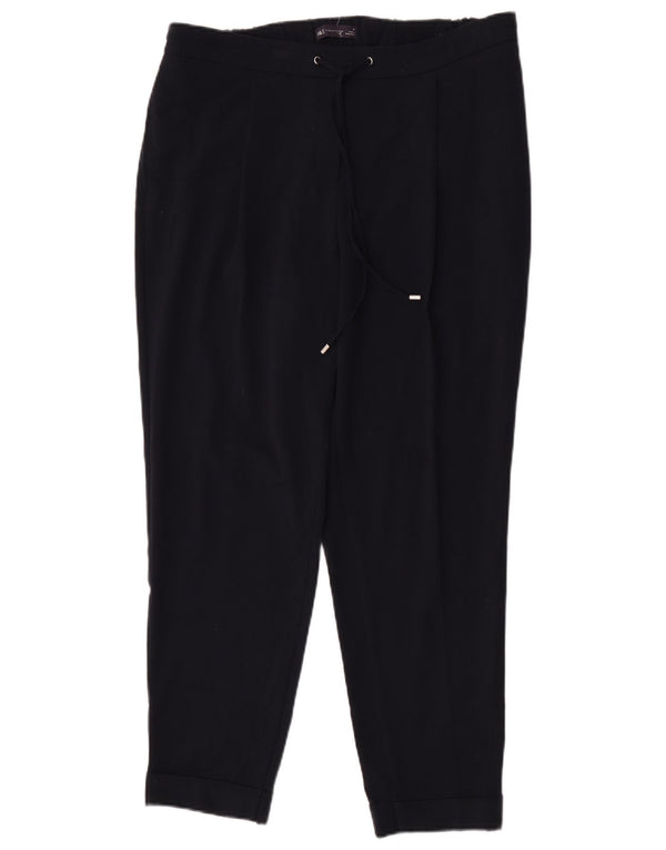 Marks & Spencer Damen Freizeithose UK 16 Large W34 L28 Marineblau
