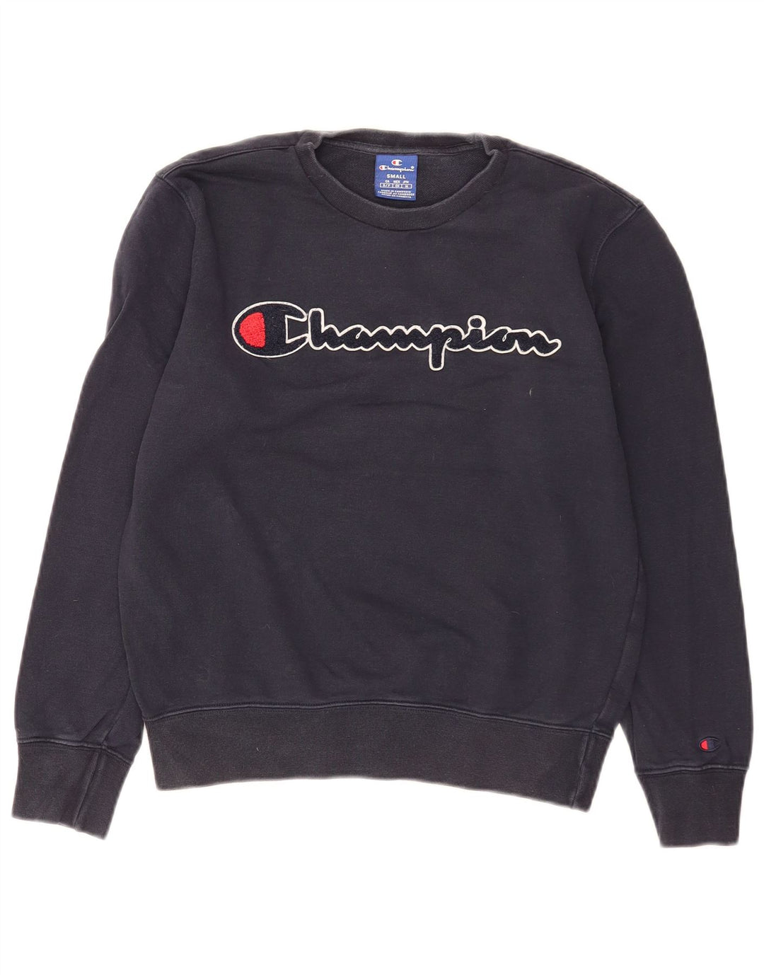 Champion Herren-Sweatshirt mit Grafik, Größe S, marineblau, Baumwolle