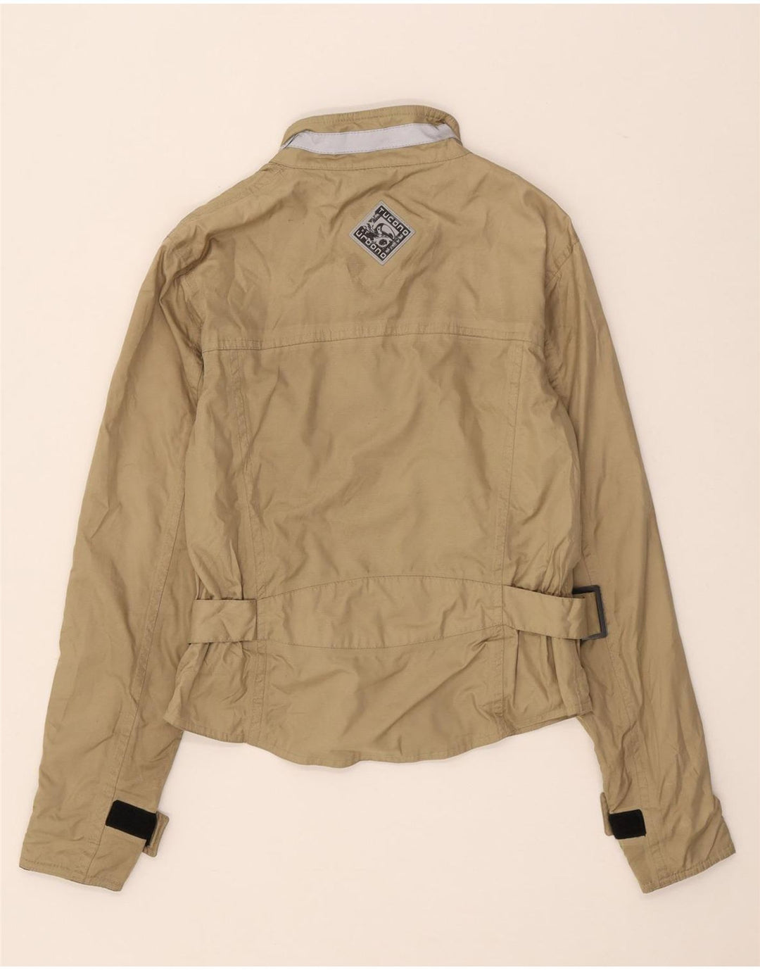 Tucano Urbano Damen Übergroße Utility-Jacke UK 6 XS Beige Polyester