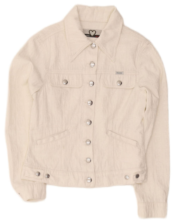 Charro Utility-Jacke für Mädchen, 10–11 Jahre, mittelweißes Polyester