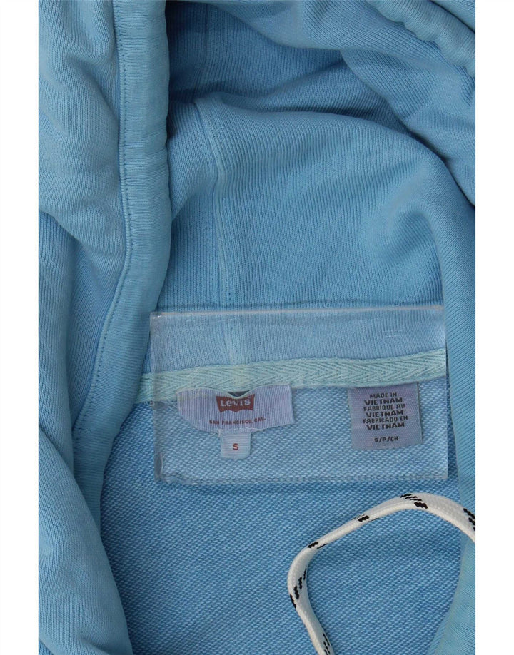 Levi's Damen-Pullover mit übergroßem Kapuzenpullover, Gr. 10, Größe S, Blau