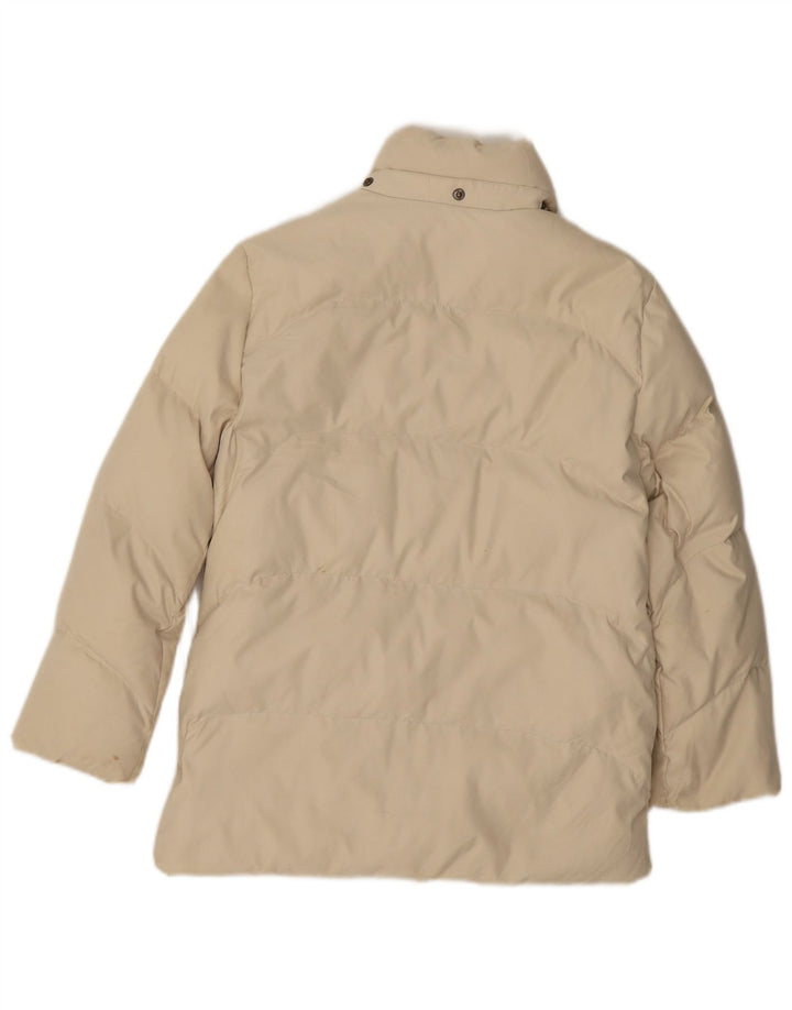 Diadora Mädchen übergroße wattierte Jacke, 9–10 Jahre, groß, beige, Polyester