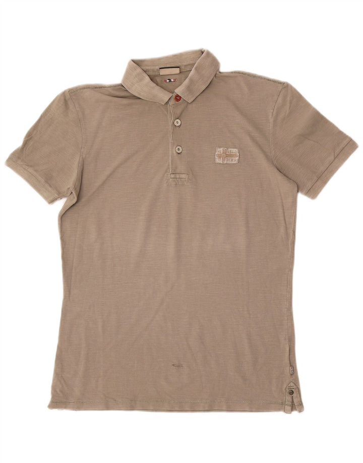 Napapijri Herren Poloshirt Small Grau