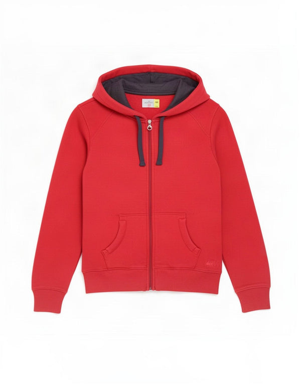 Diadora Damen-Kapuzenpullover mit Reißverschluss, UK 12, Mittelrosa