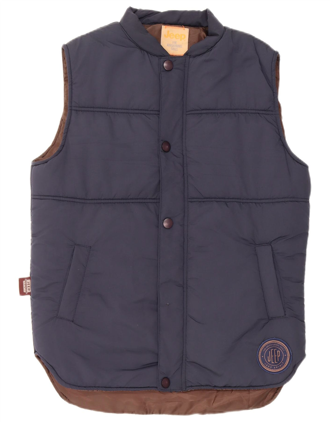 Gepolsterte Weste für Herren von Jeep, UK 40, Größe L, Marineblau