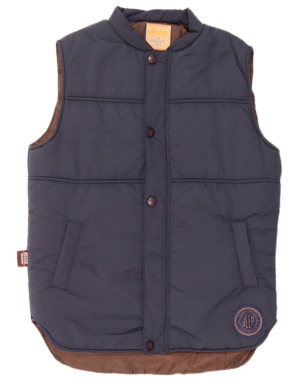 Gepolsterte Weste für Herren von Jeep, UK 40, Größe L, Marineblau