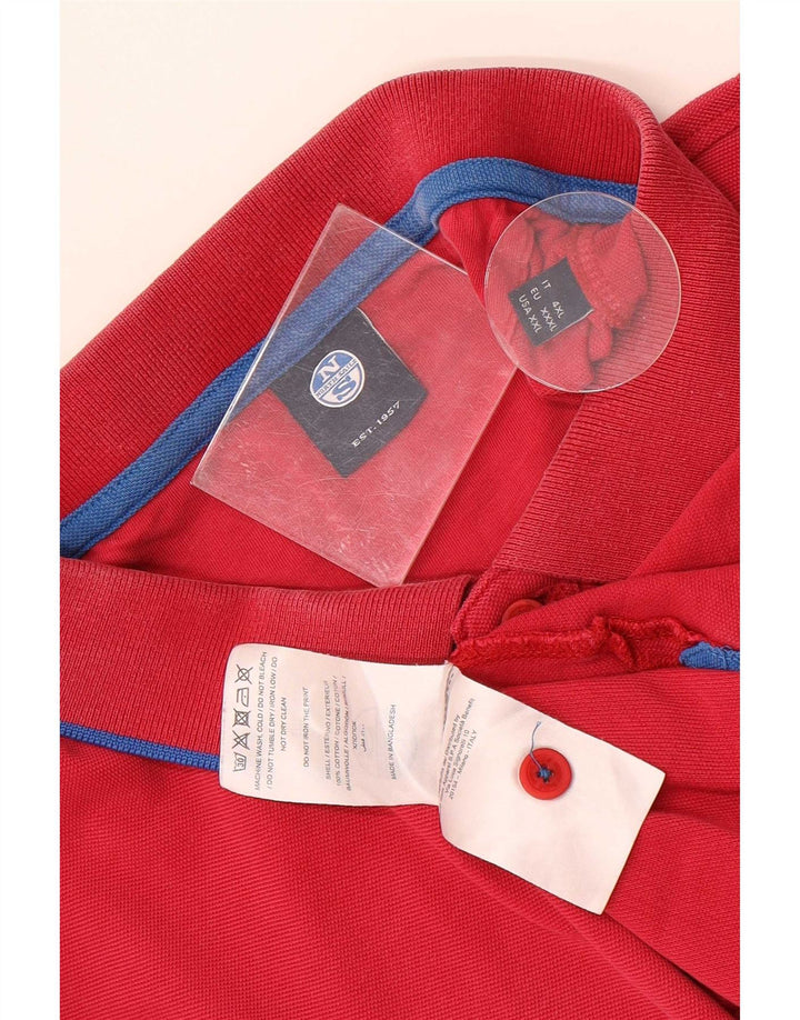 North Sails Herren Poloshirt 2XL Rosa Baumwolle