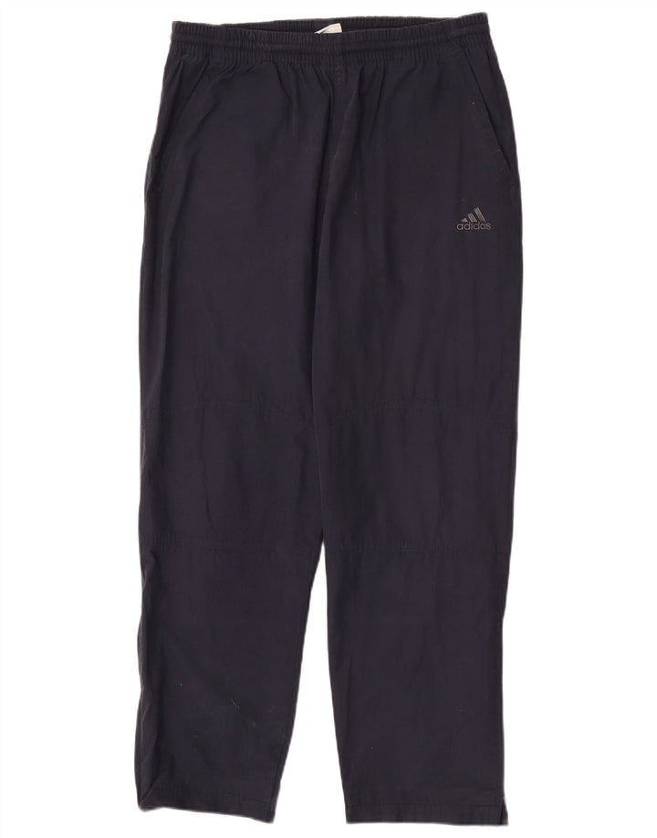 Adidas Herren Straight Chino Hose W32 L30 Marineblau Polyester