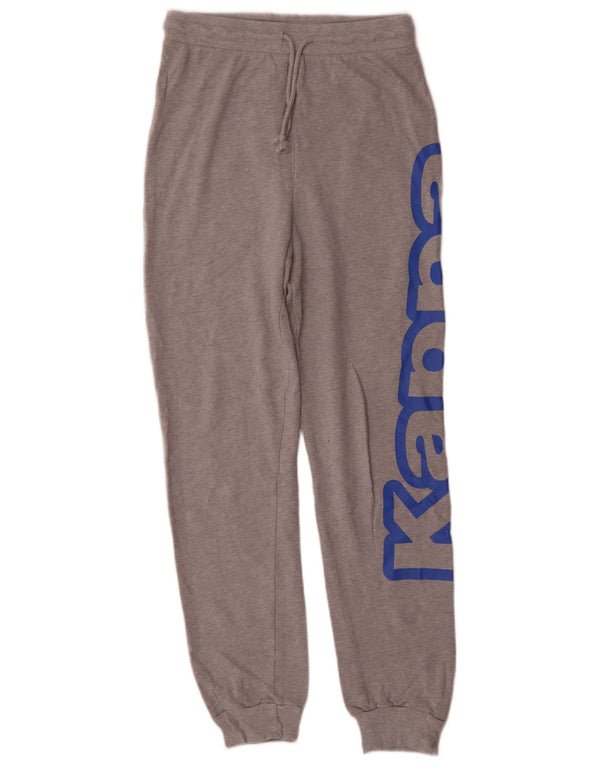Kappa Herren Tezenis Graphic Trainingshose Joggers Small Grey Flecked