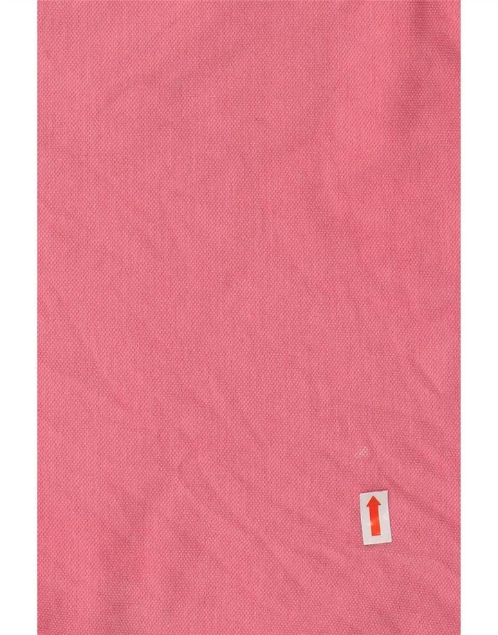 KAPPA Damen Poloshirt UK 12 Mittelrosa Baumwolle