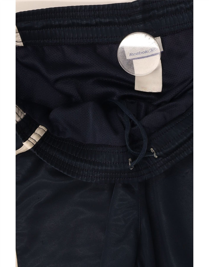 REEBOK Herren Sportshorts XL Marineblau Farbblock