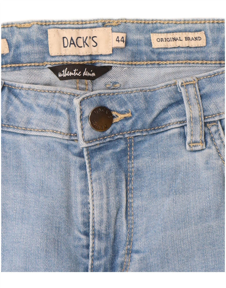 Dack's Damen Slim Jeans IT 44 Medium W30 L28 Blaue Baumwolle