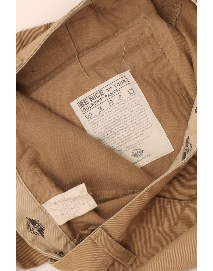 Dockers Gerade Herren-Cargohose W31 L30 Braune Baumwolle