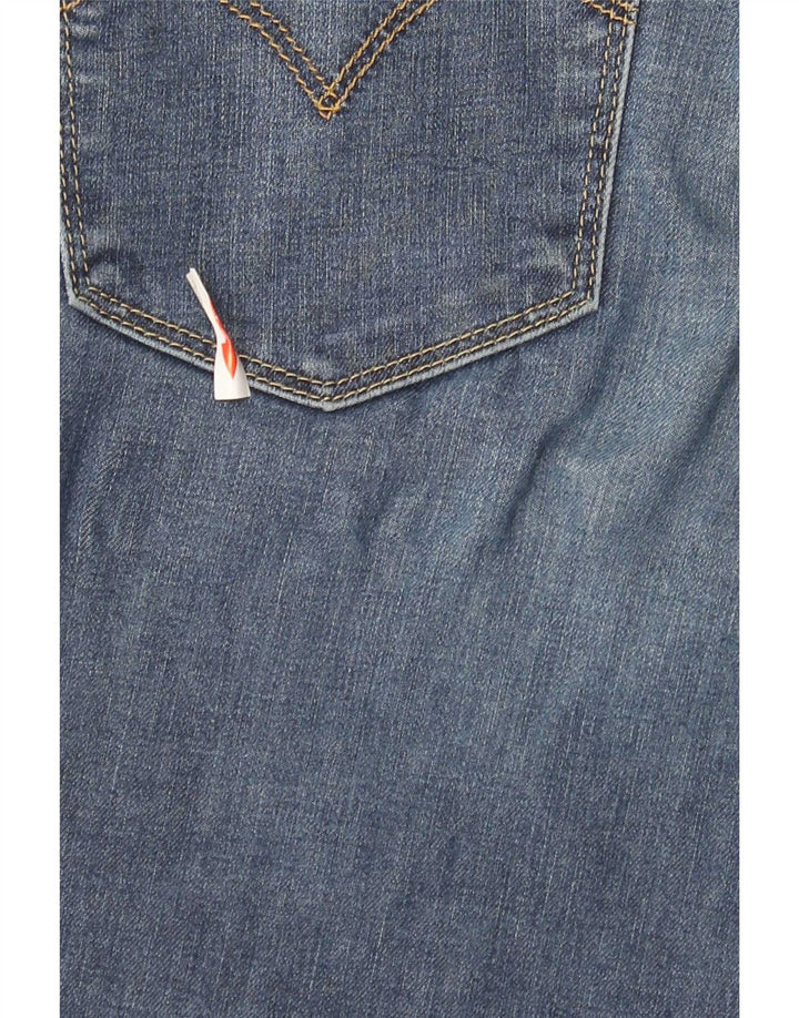 Levi's Damen 711 Skinny Jeans W34 L30 Blau