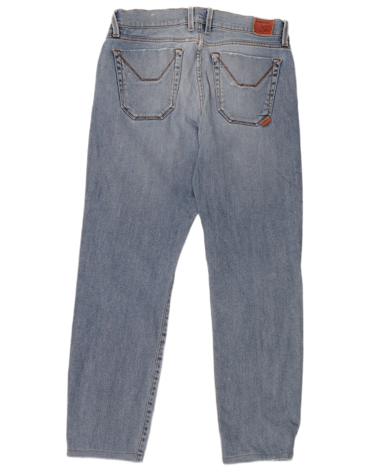 Jeckerson Damen Straight Jeans W29 L27 Blaue Baumwolle