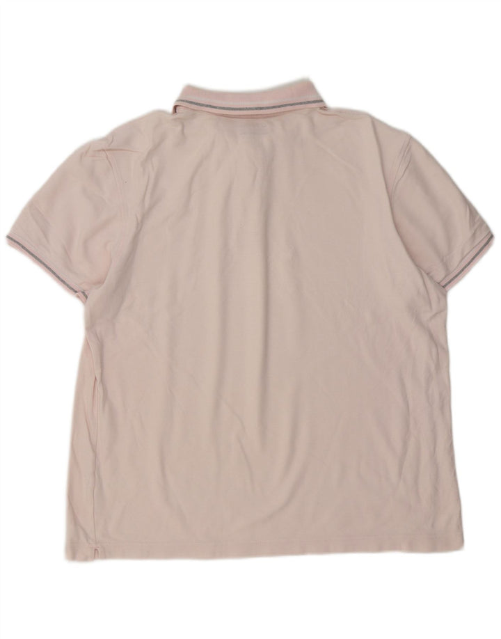 Lotto Herren-Poloshirt, groß, rosa, Baumwolle
