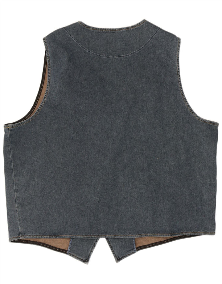 JP 1880 Herren Jeansweste 4XL Blau Baumwolle