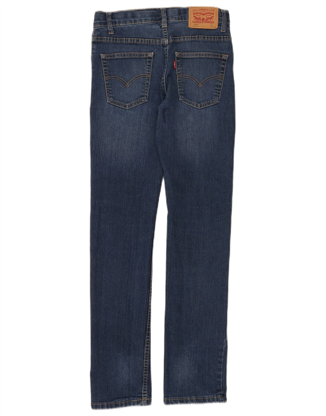 LEVI'S Jungen 511 Slim Jeans 13–14 Jahre W28 L30 Blaue Baumwolle