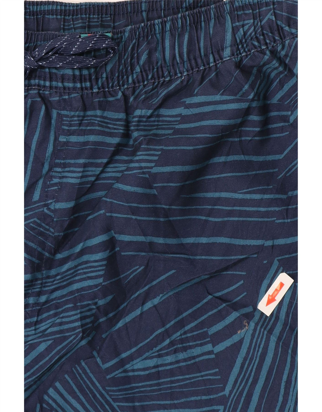 Quiksilver Herren Badeshorts XL Marineblaues geometrisches Polyester