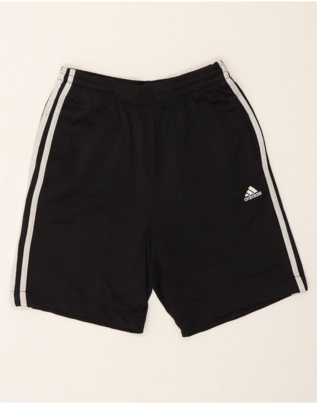 ADIDAS Boys Sport Shorts 13-14 Years Black Polyester Vintage Adidas and Second-Hand Adidas from Messina Hembry 
