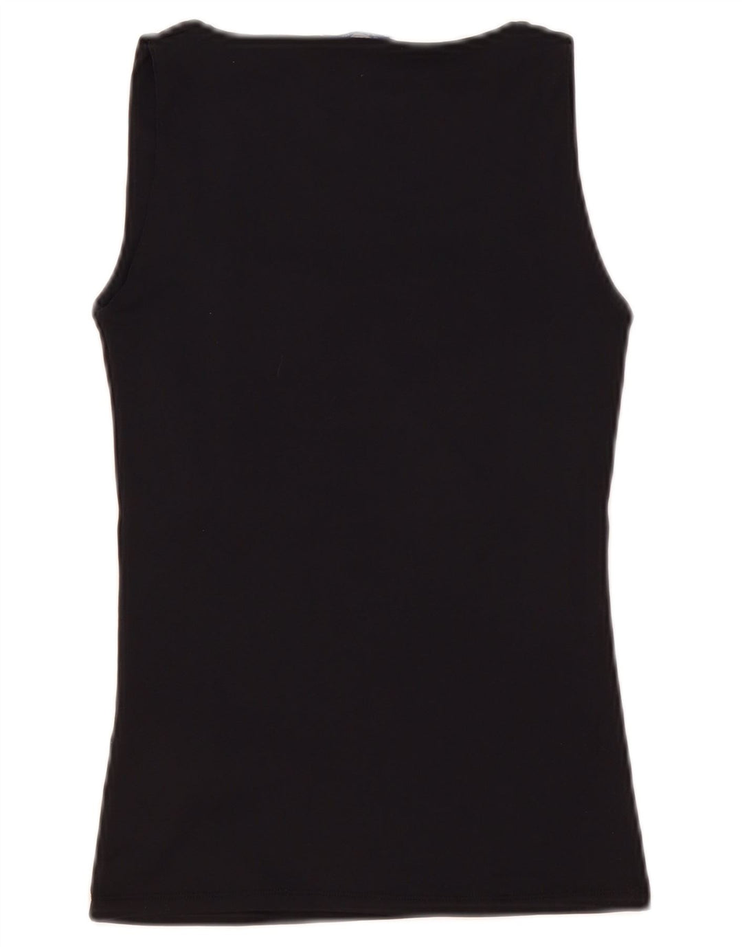 Zara Damen Weste Top UK 8 Small Schwarz Polyamid