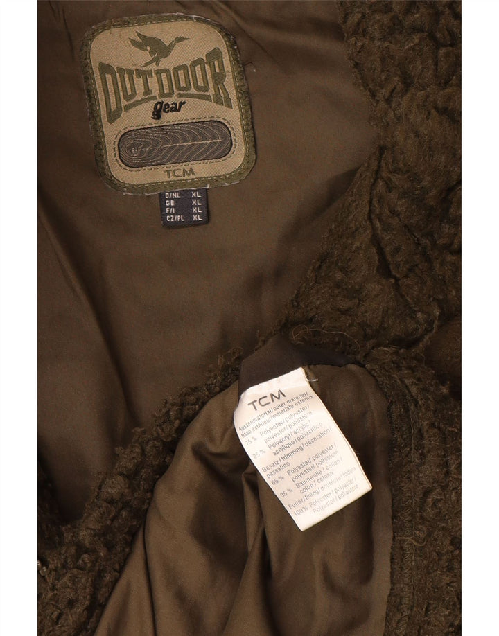 TCM Herren Fleecejacke UK 42 XL Khaki Polyester