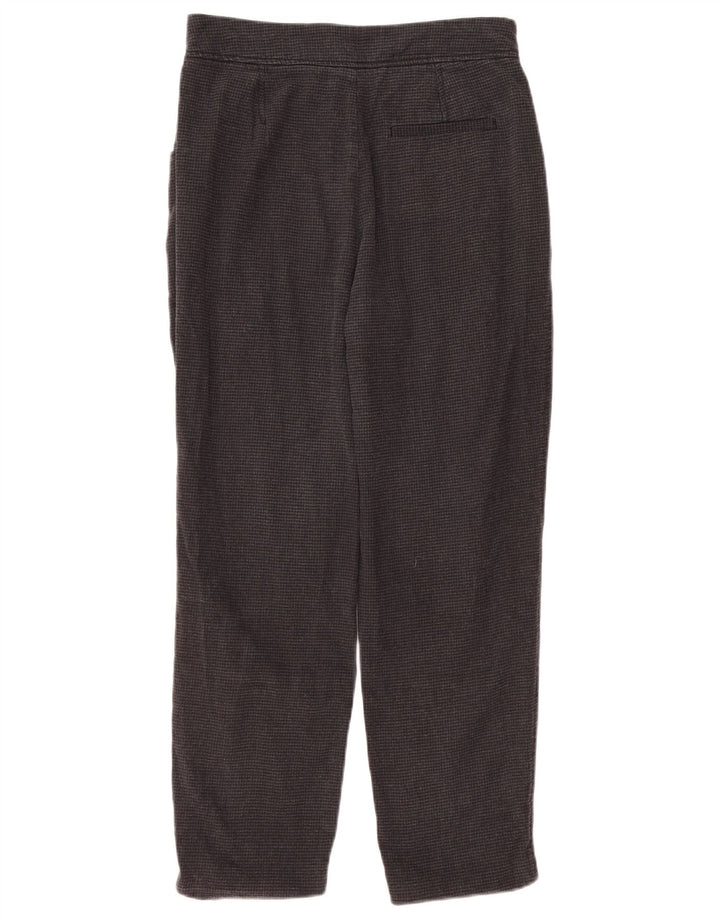 Massimo Dutti Damen Freizeithose EU 38 Small W28 L27 Schwarzer Hahnentritt