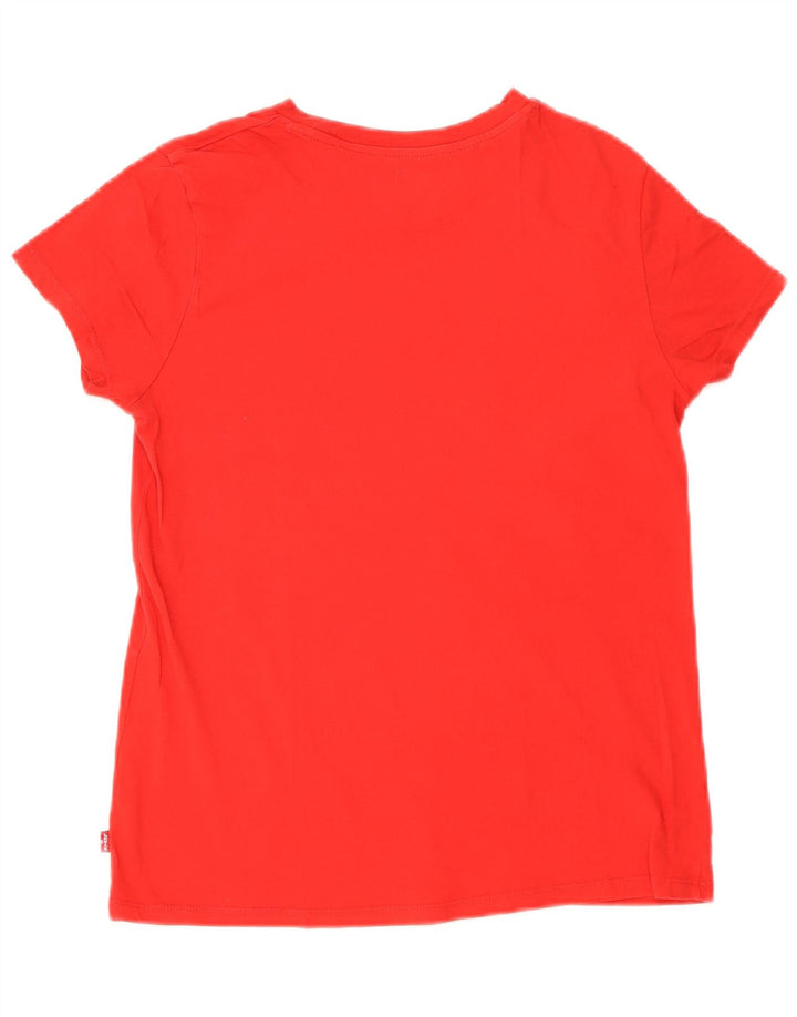Levi's Damen-T-Shirt mit Grafik, UK 10, Größe S, Rot