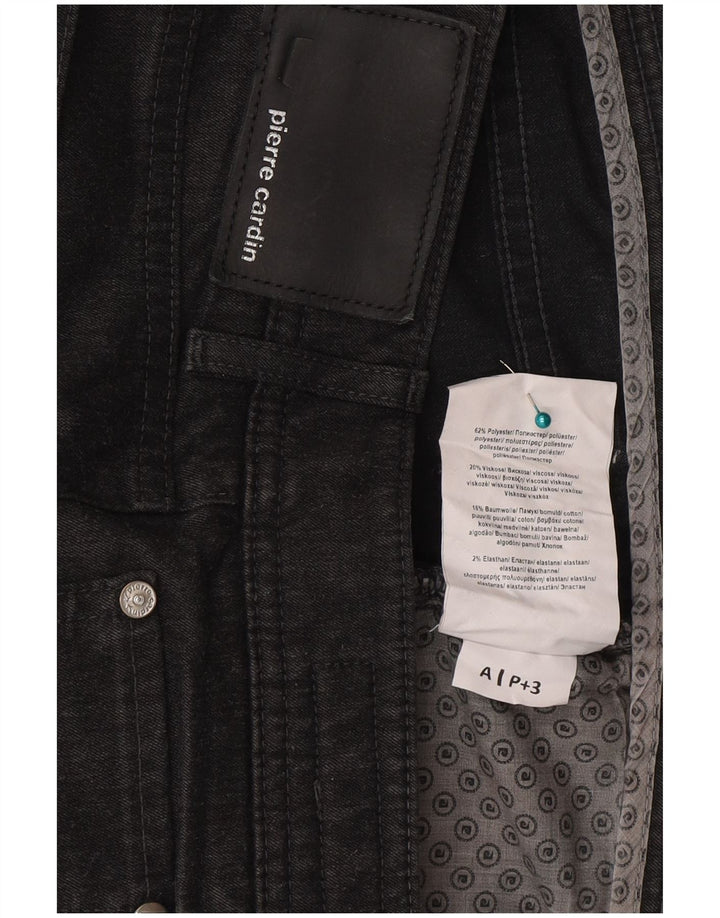 Pierre Cardin Herren Straight Jeans W36 L34 Graues Polyester