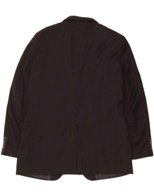 DOCKERS Herren-Blazer mit 2 Knöpfen, UK 42, XL, Schwarz, Polyester