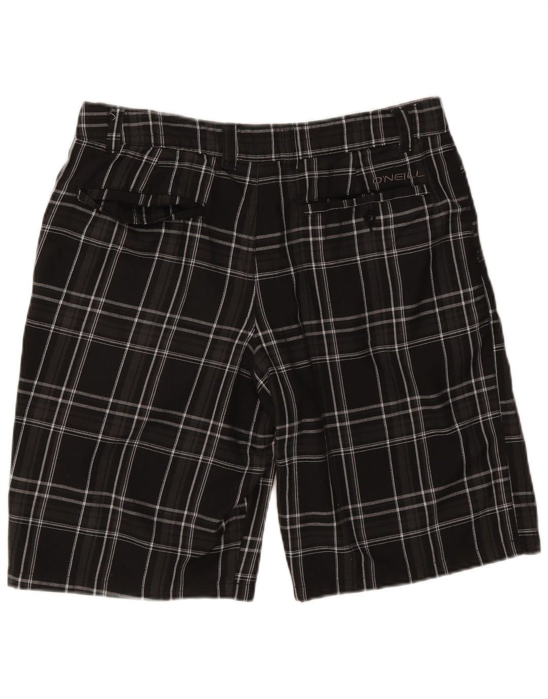 O'Neill Herren Chinoshorts W34 Large Schwarz Kariert