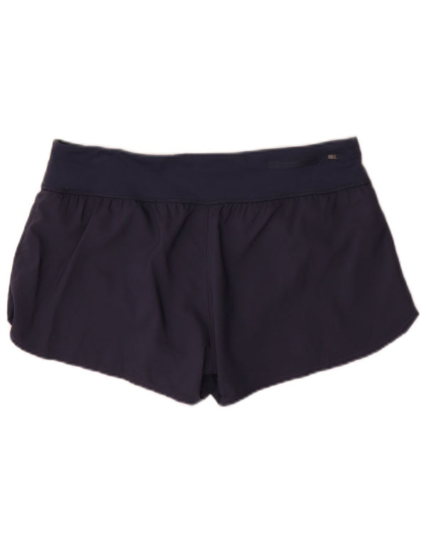Nike Damen Sportshorts UK 16 Large Marineblau Polyester