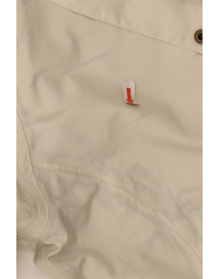 Helly Hansen Damen-Regenjacke mit Kapuze, UK 16, Größe L, gebrochenes Weiß, Polyester