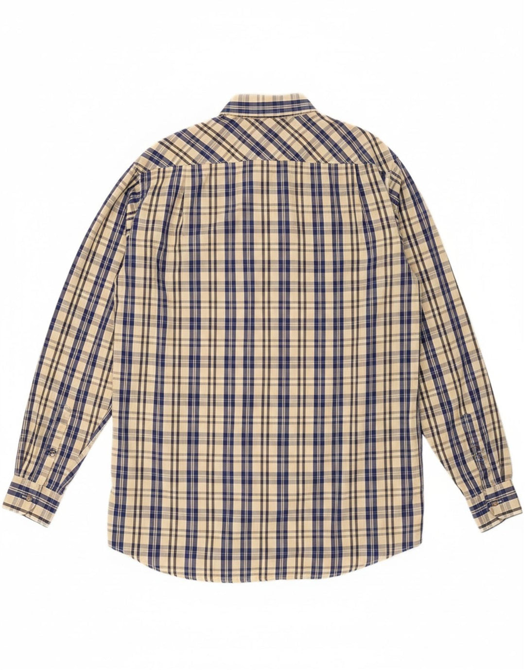 LEVI'S Mens Shirt Large Beige Check Vintage Levi's and Second-Hand Levi's from Messina Hembry 