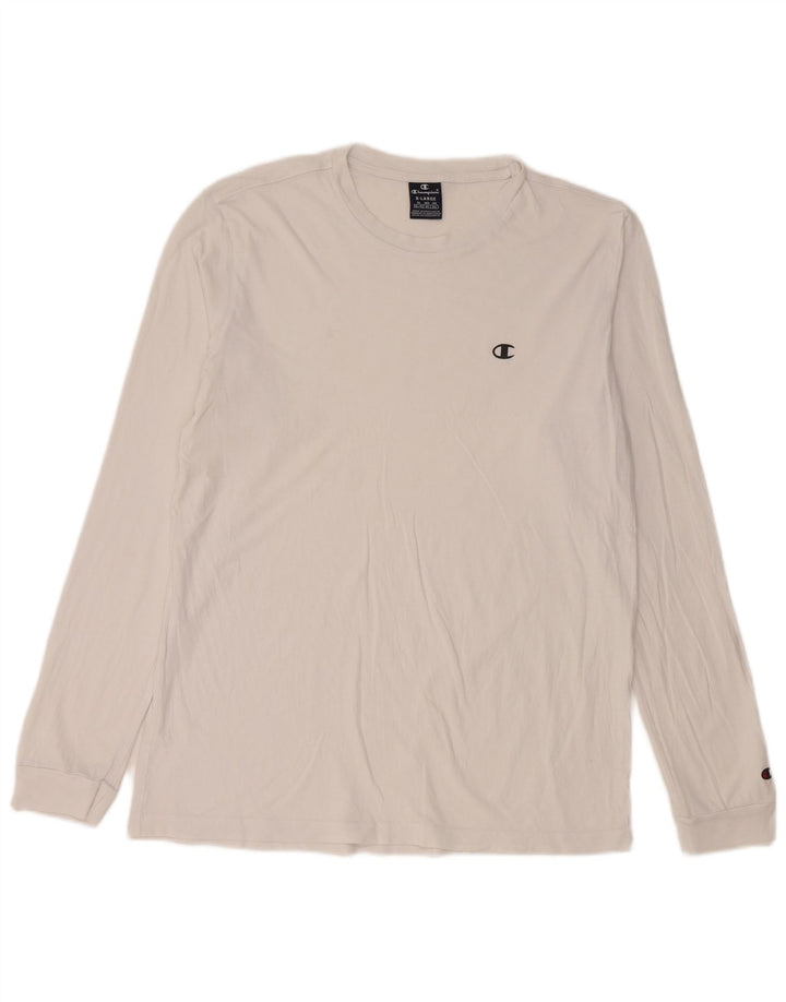 Champion Herren Top Langarm XL Weiß