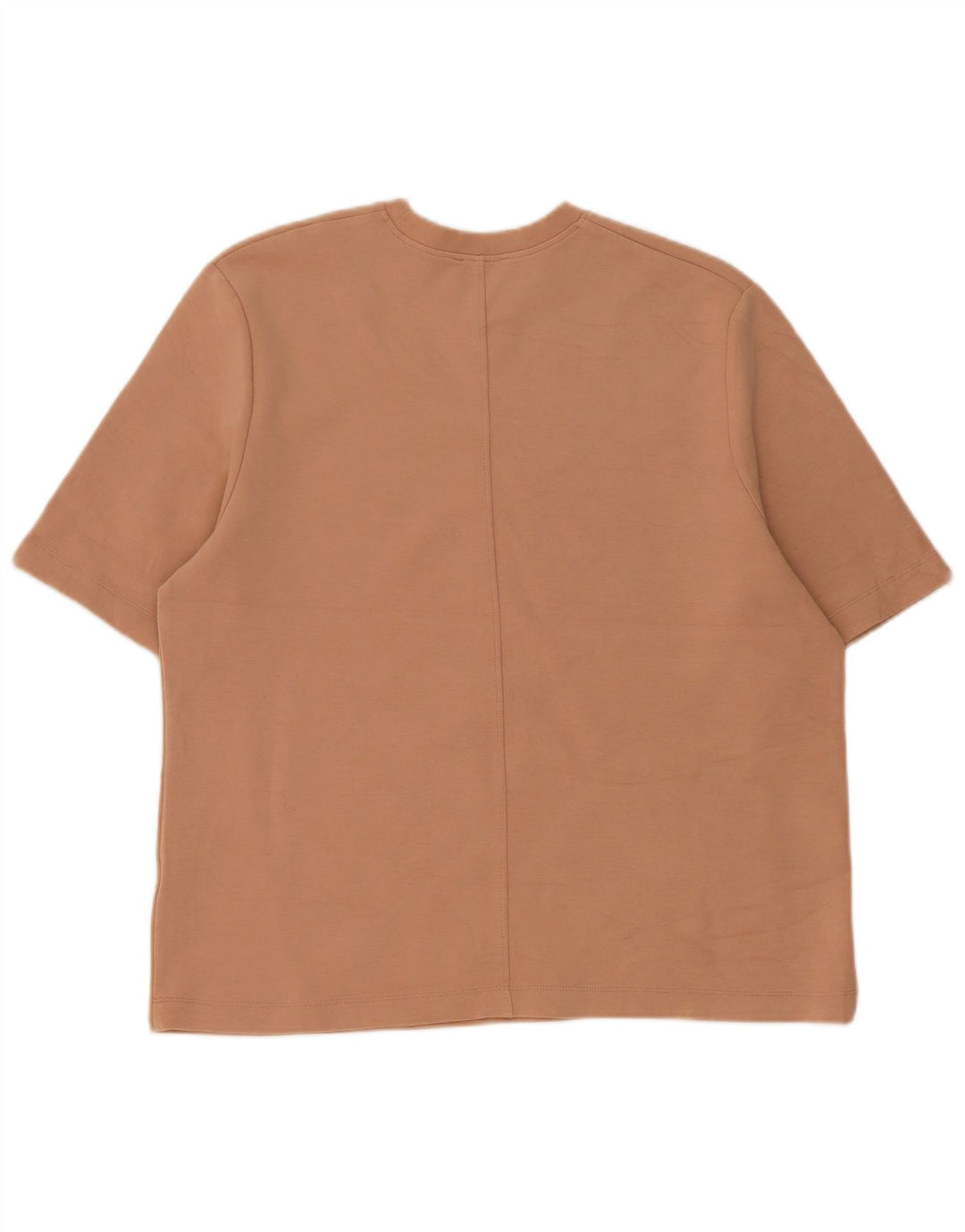 Zara Herren T-Shirt Top Mittelbeige Baumwolle
