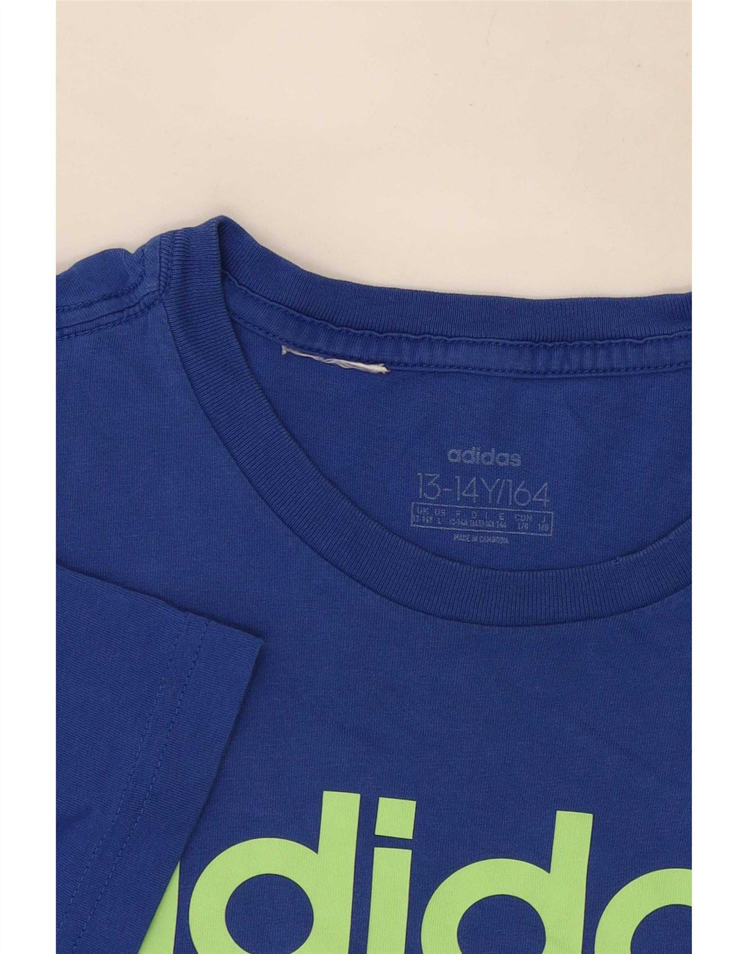 Adidas Jungen Grafik T-Shirt Top 13-14 Jahre Blau
