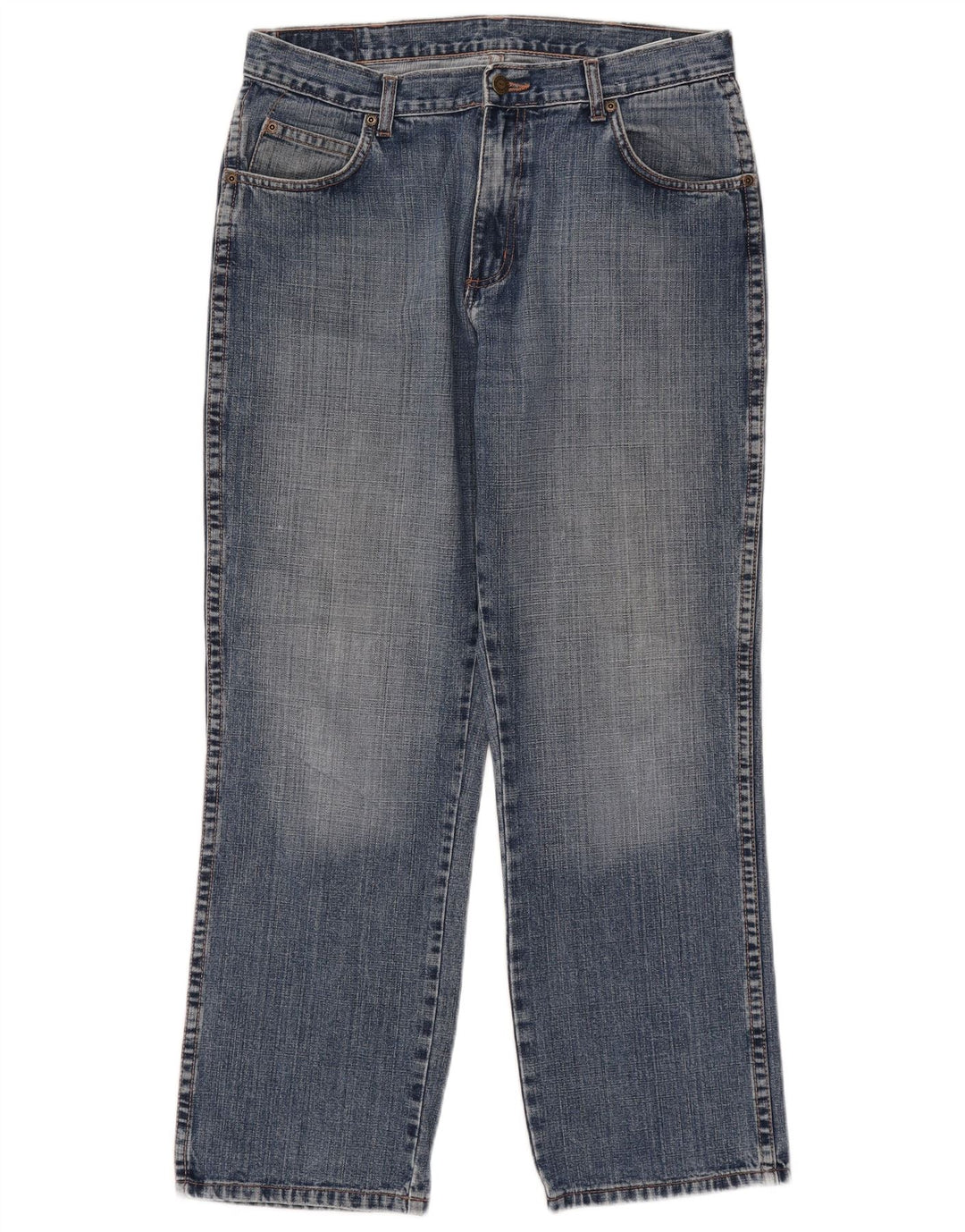 Wrangler Herren-Jeans mit normaler Passform, gerade Passform, W34, L30, Blau, Baumwolle