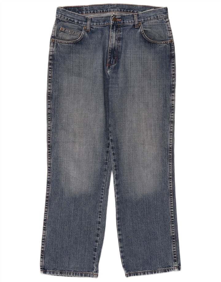 Wrangler Herren-Jeans mit normaler Passform, gerade Passform, W34, L30, Blau, Baumwolle