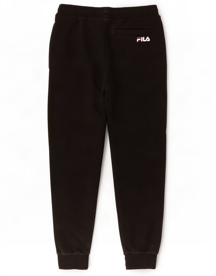 Fila Herren-Trainingshose mit Grafik, mittelschwarz, Baumwolle