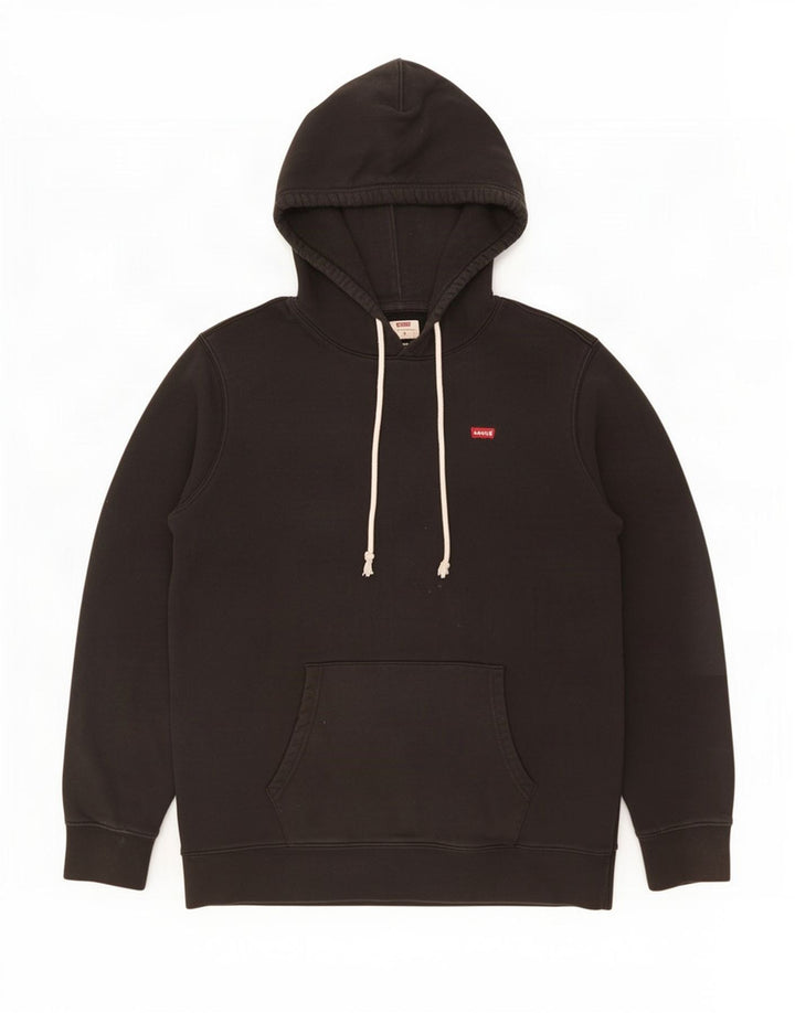 Levi's Herren-Kapuzenpullover aus mittelschwarzer Baumwolle